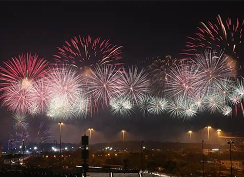 哈尔滨焰火晚会